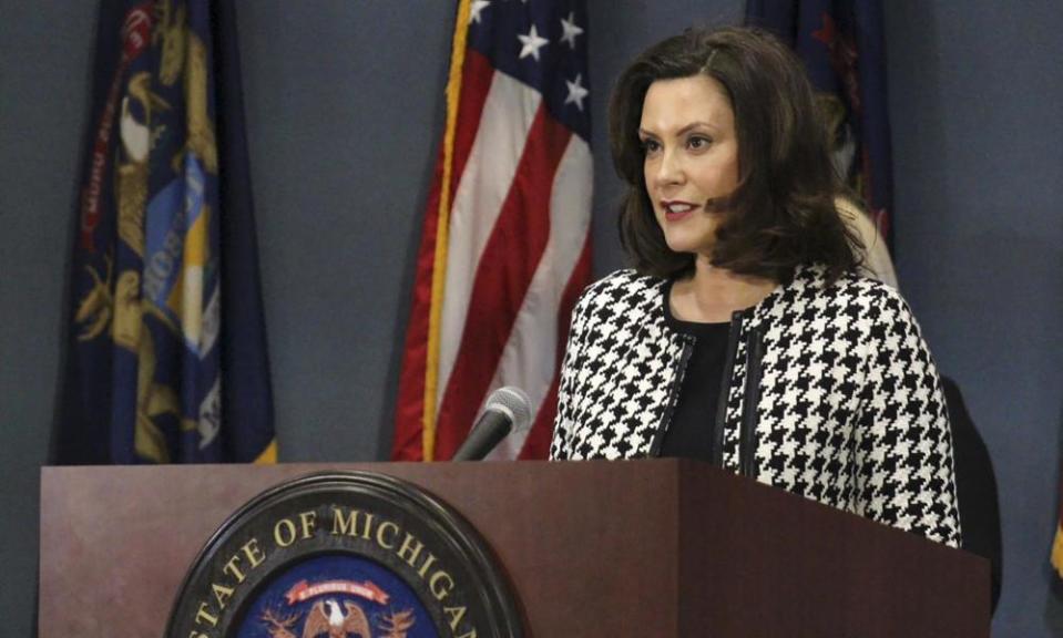 Michigan governor Gretchen Whitmer.