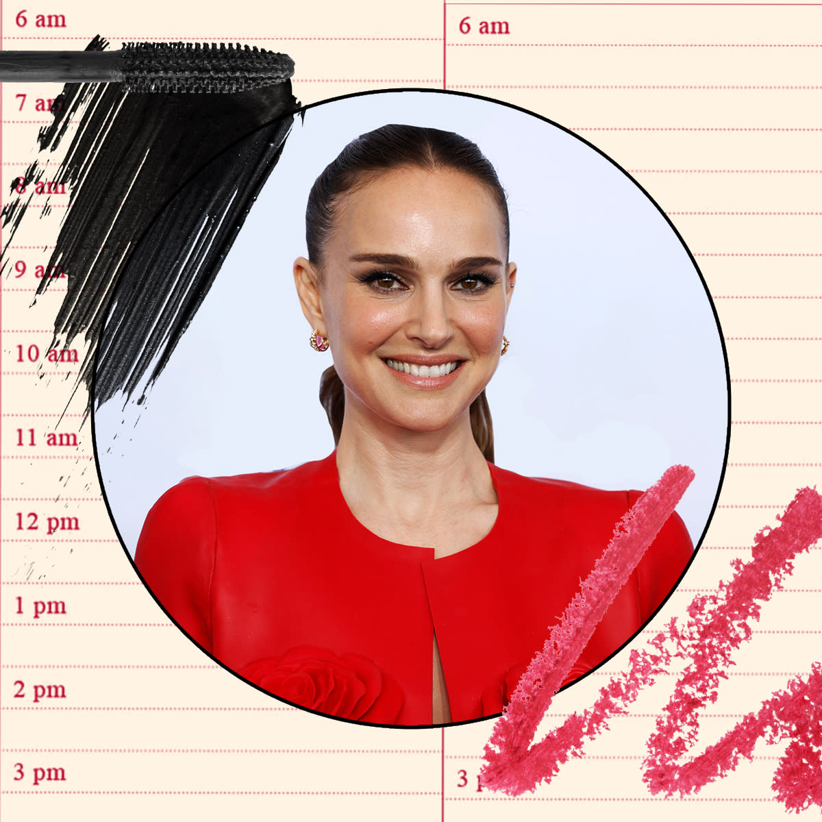  Natalie Portman for beauty around the clock. 