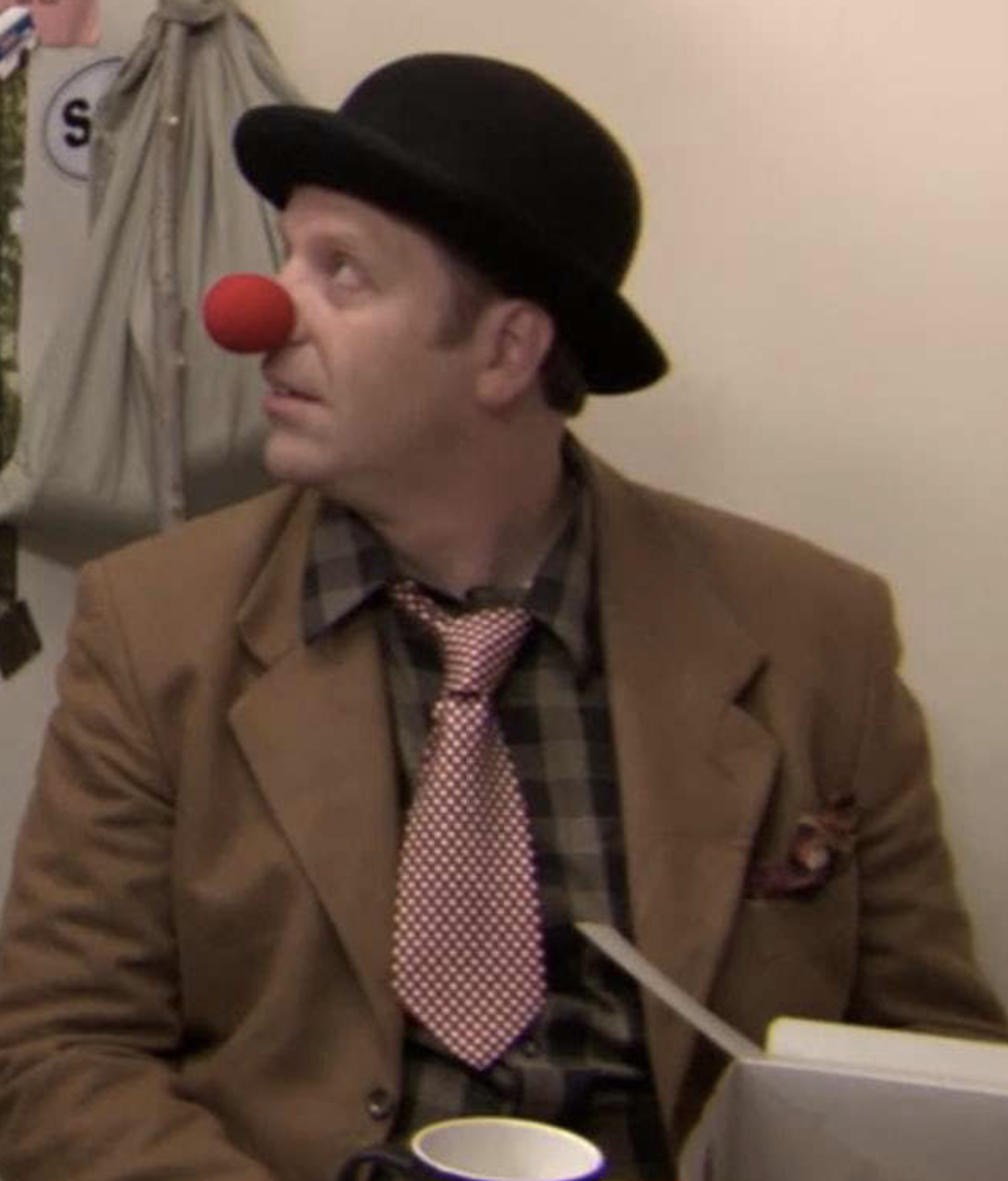 13) Toby Flenderson as Hobo Clown