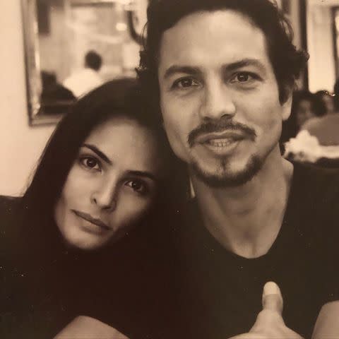 <p>Talisa Soto Instagram</p> Benjamin Bratt and Talisa Soto Bratt