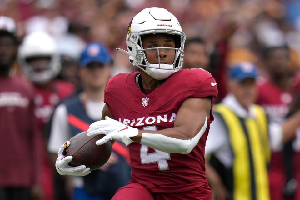 Rondale Moore and the Arizona Cardinals face the New York Giants in an NFL Week 2 game that can be seen on FOX.