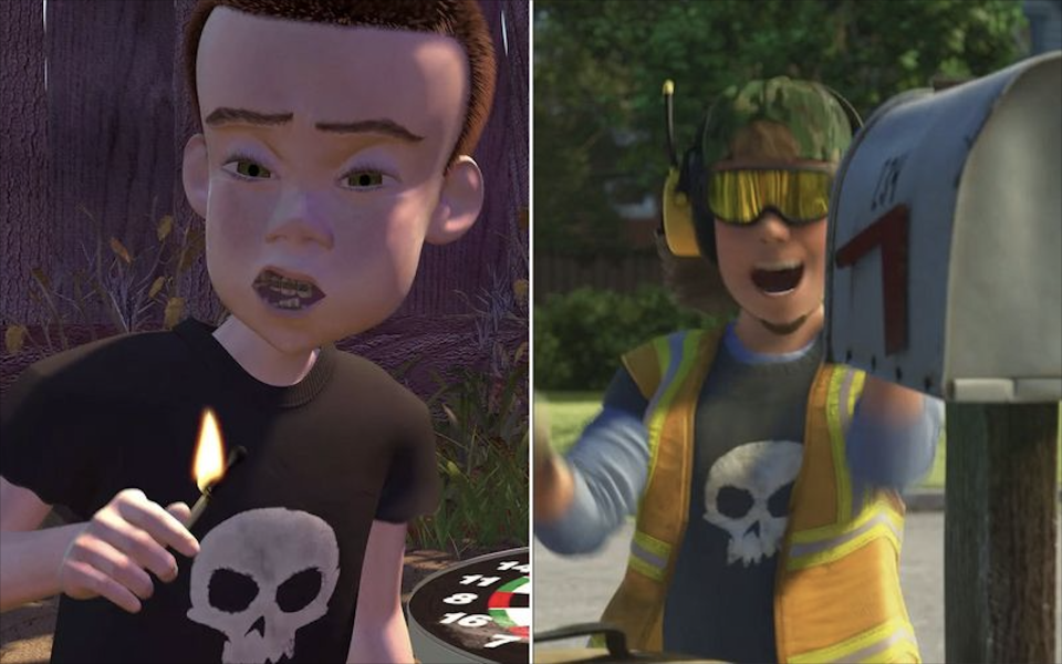 Sid appears in Toy Story and Toy Story 3 (credit: Pixar)