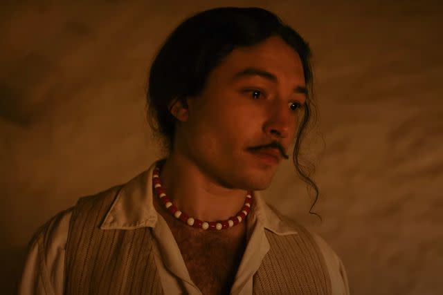 Magnolia Pictures & Magnet Releasing/YouTube Ezra Miller in <em>Dalíland</em> (2023)