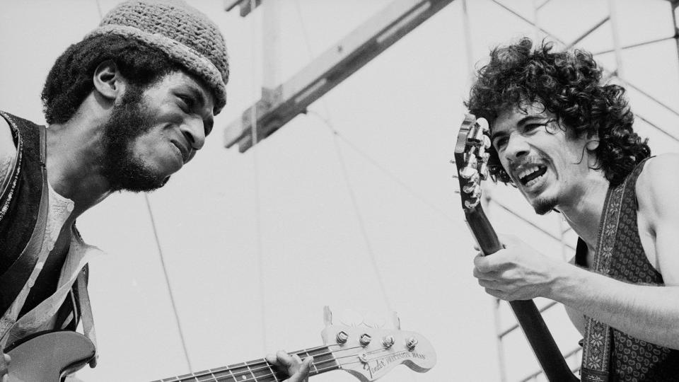 Carlos Santana and David Brown