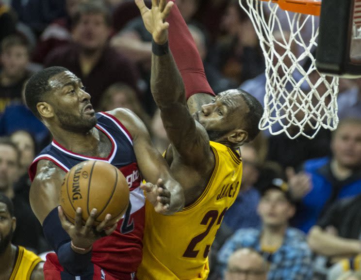 John Wall was terrific for the Wizards on Saturday. (AP)