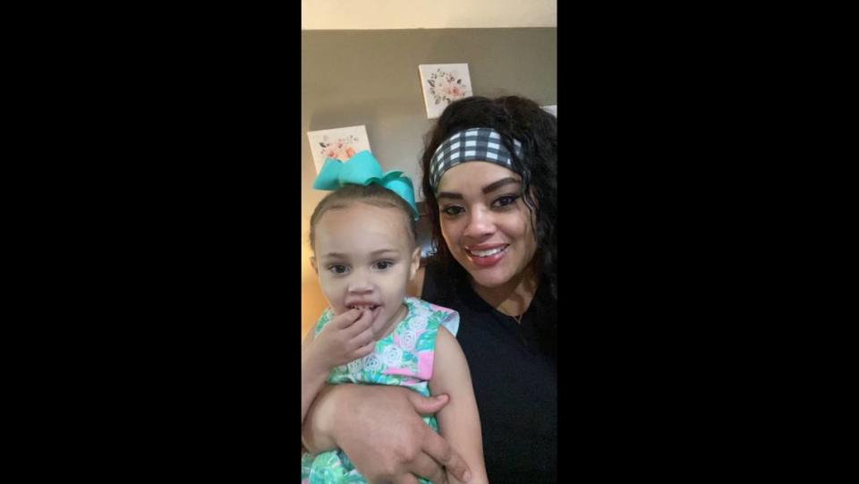 Laila Graves and her daughter, Alaya, 5.
