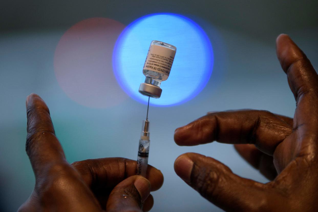 <p>A dose of a Covid vaccine </p> (AFP via Getty)