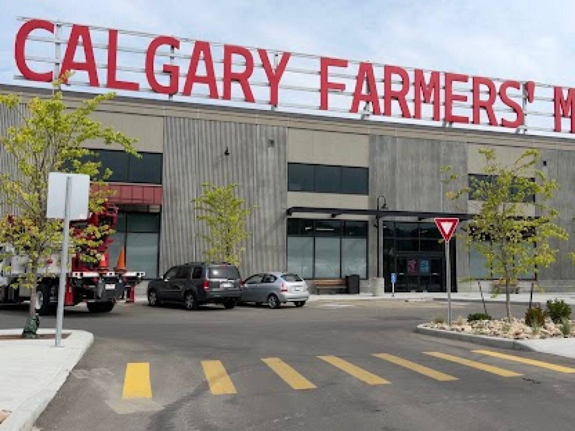 The new Calgary Farmers' Market in Greenbriar, off the Trans-Canada Highway, opens this week.  (Dan McGarvey/CBC - image credit)