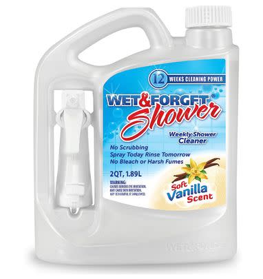 A Wet & Forget shower cleaner