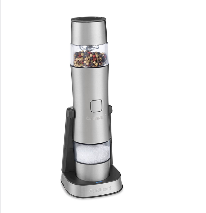 3) Stainless Steel Rechargeable Salt, Pepper and Spice Mill