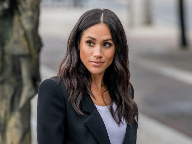 Meghan Markle Rocked the Coolest Leather Look During Date Night With Prince Harry