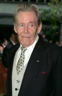 Peter O'Toole at the New York premiere of Warner Brothers' Troy