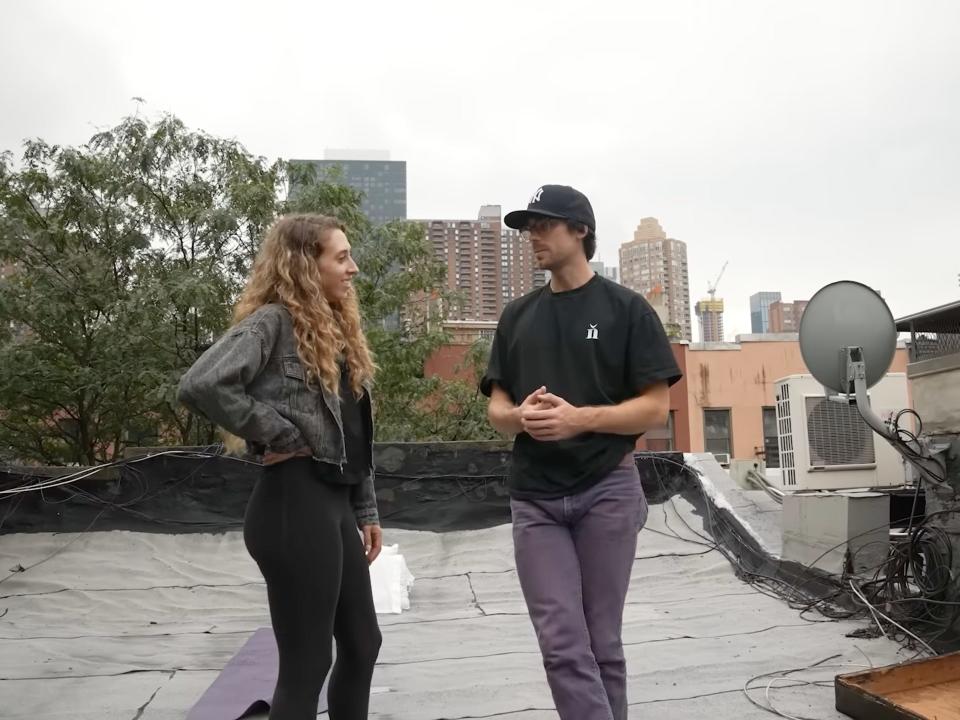 Alaina Randazzo rooftop tiny apartment