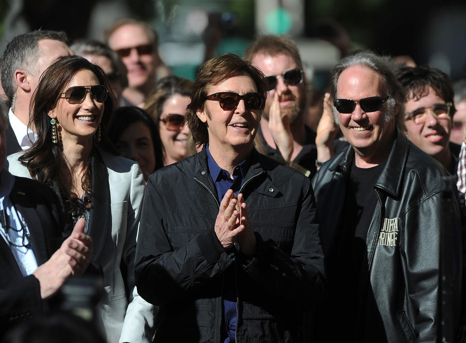 Paul McCartney Honored On The Hollywood Walk Of Fame