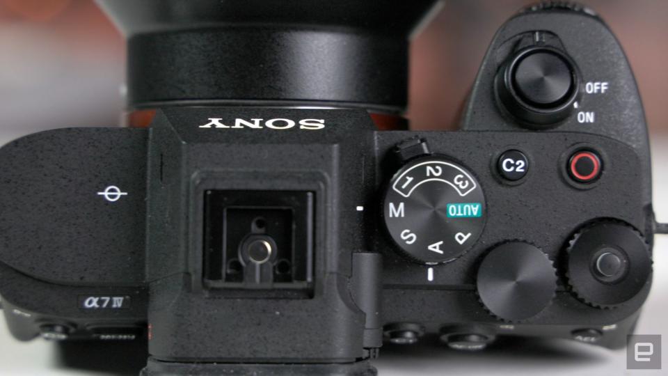 <p>Sony A7 IV full-frame mirrorless camera review</p>
