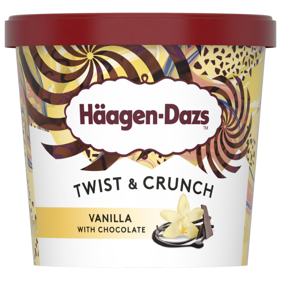 Häagen-Dazs 推全新扭紋脆脆系列 3款口味家庭裝/迷你杯/雪糕批超市便利店有售