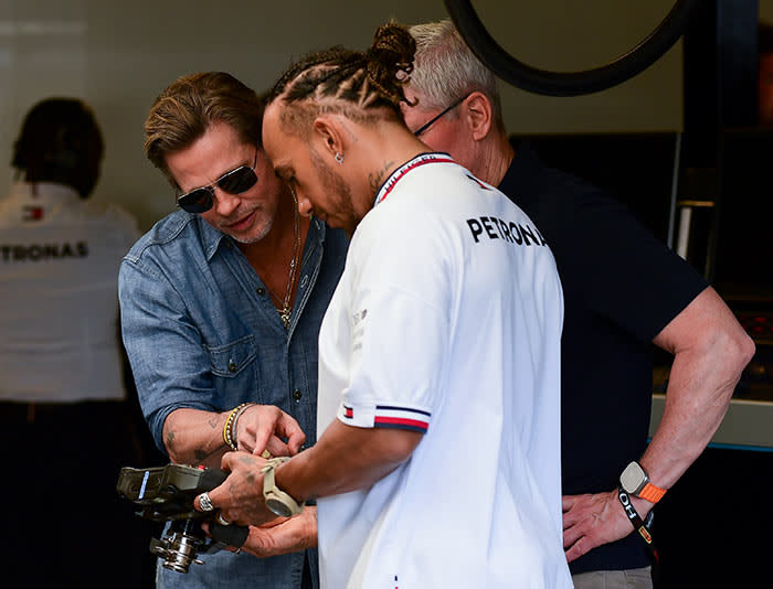 Brad Pitt y Lewis Hamilton colaborarán juntos en una película sobre la Fórmula 1