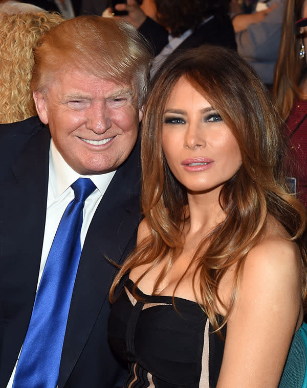 The Donald and his gorgeous wife Melania Trump.