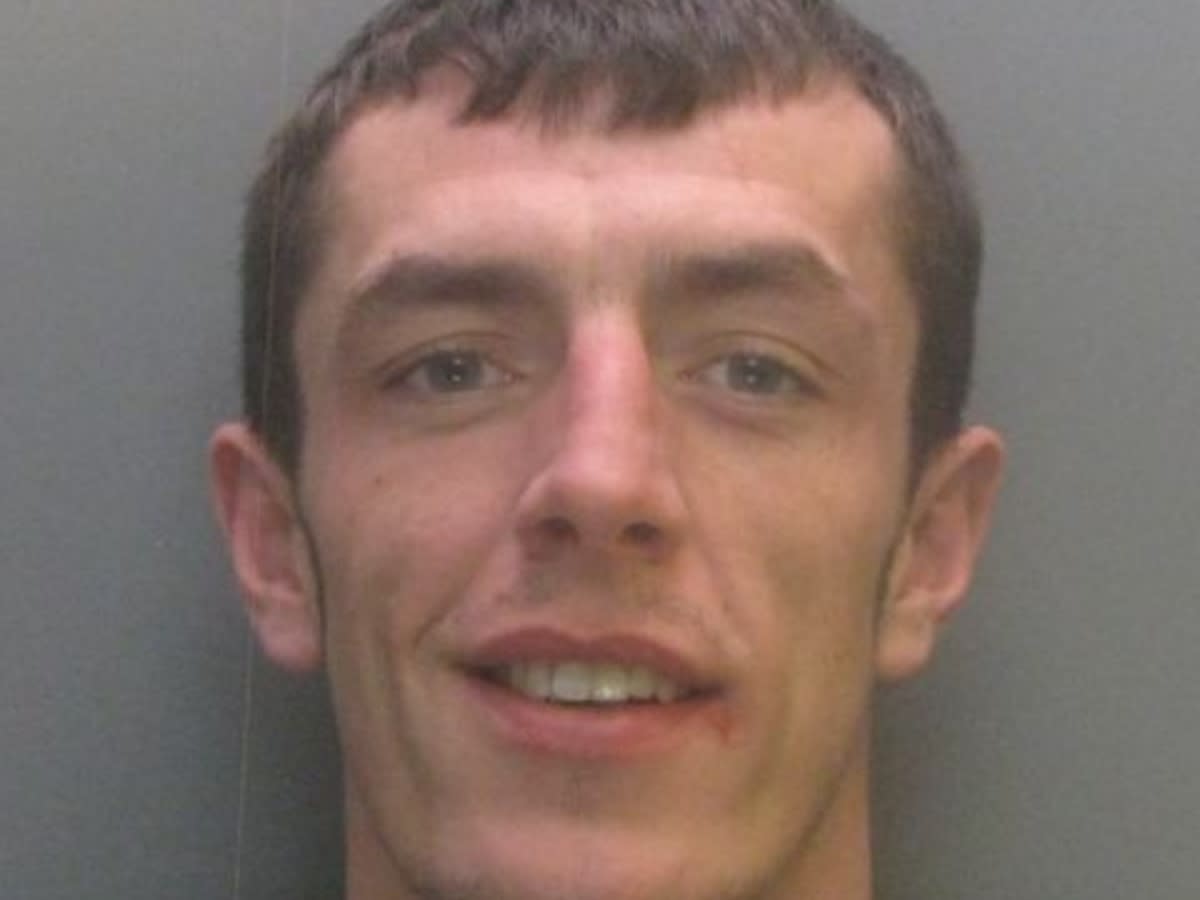 Hayden Blades, 25, pleaded guilty to burglary and theft from a motor vehicle. (Durham Police)