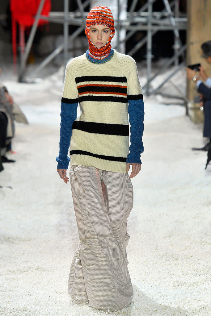 <p>The Calvin Klein look inspired by the film <em>Safe.</em> (Photo: Getty Images<br>) </p>