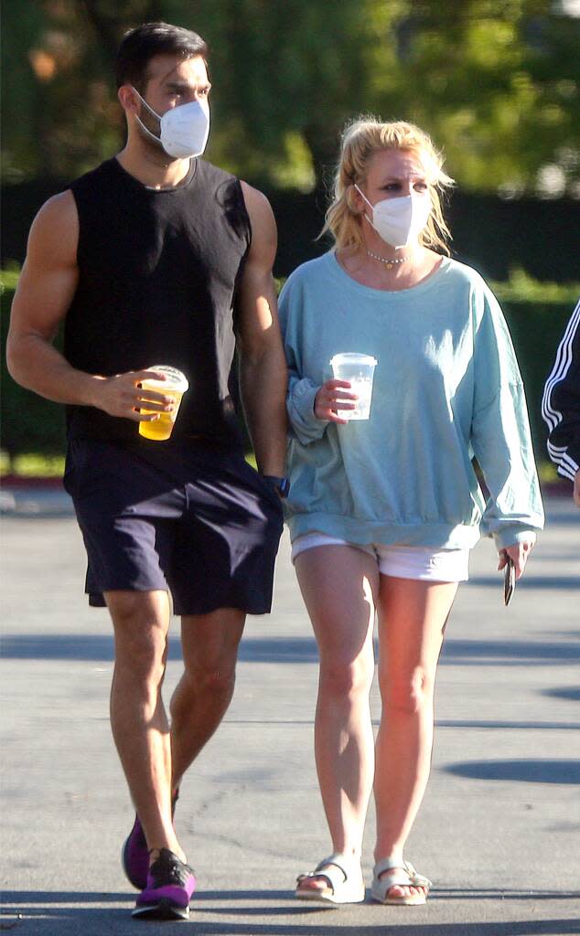 Britney Spears, Sam Asghari **DO NOT USE UNTIL 3:15pm PT MARCH 18**