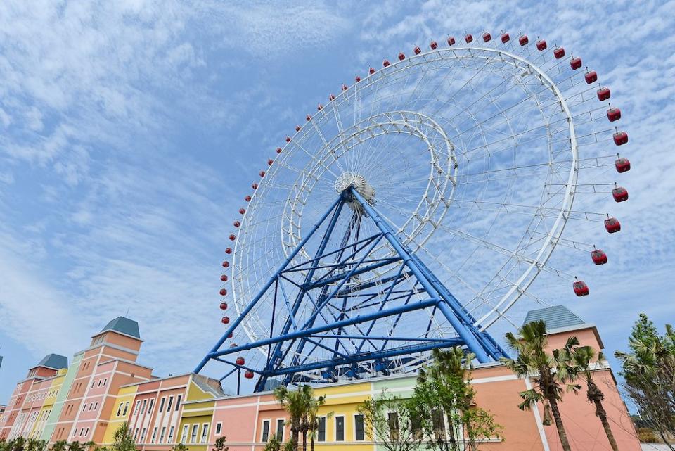 麗寶樂園（Photo via Wikimedia, by LIHPAO LAND, License: CC BY-SA 4.0，圖片來源：https://zh.wikipedia.org/wiki/File:Sky_Dream_in_Lihpao_Land_20170423.jpg）