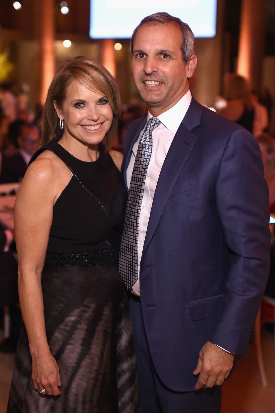 Katie Couric and John Molner