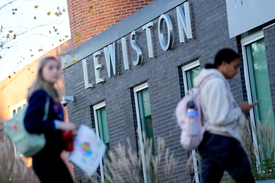 Students return to school Oct. 31, the first time since shootings that claimed 18 lives in Lewiston, Maine.