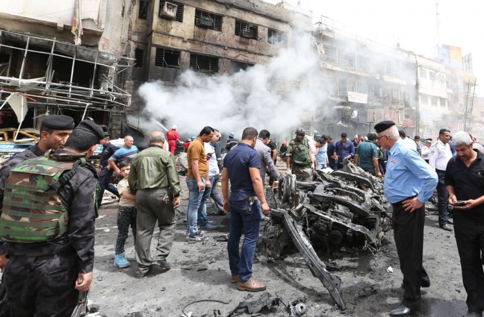 ISIS claims deadly suicide bombings in Baghdad area