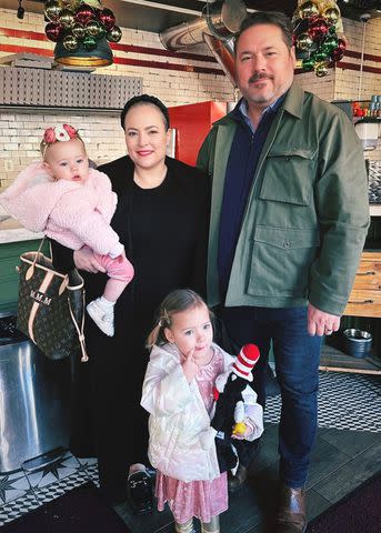 <p>Meghan McCain/Instagram</p> Meghan McCain (center) with her husband Ben Domenech and daughters Clover and Liberty Sage