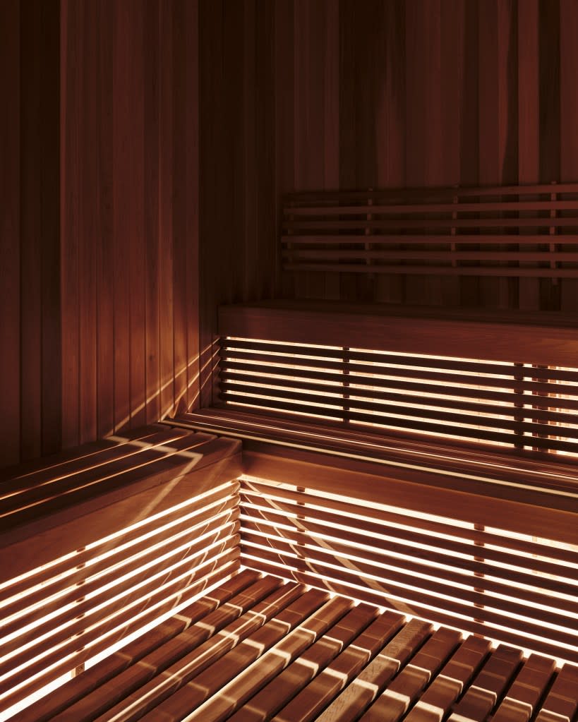 A sauna. Adrian Gaut