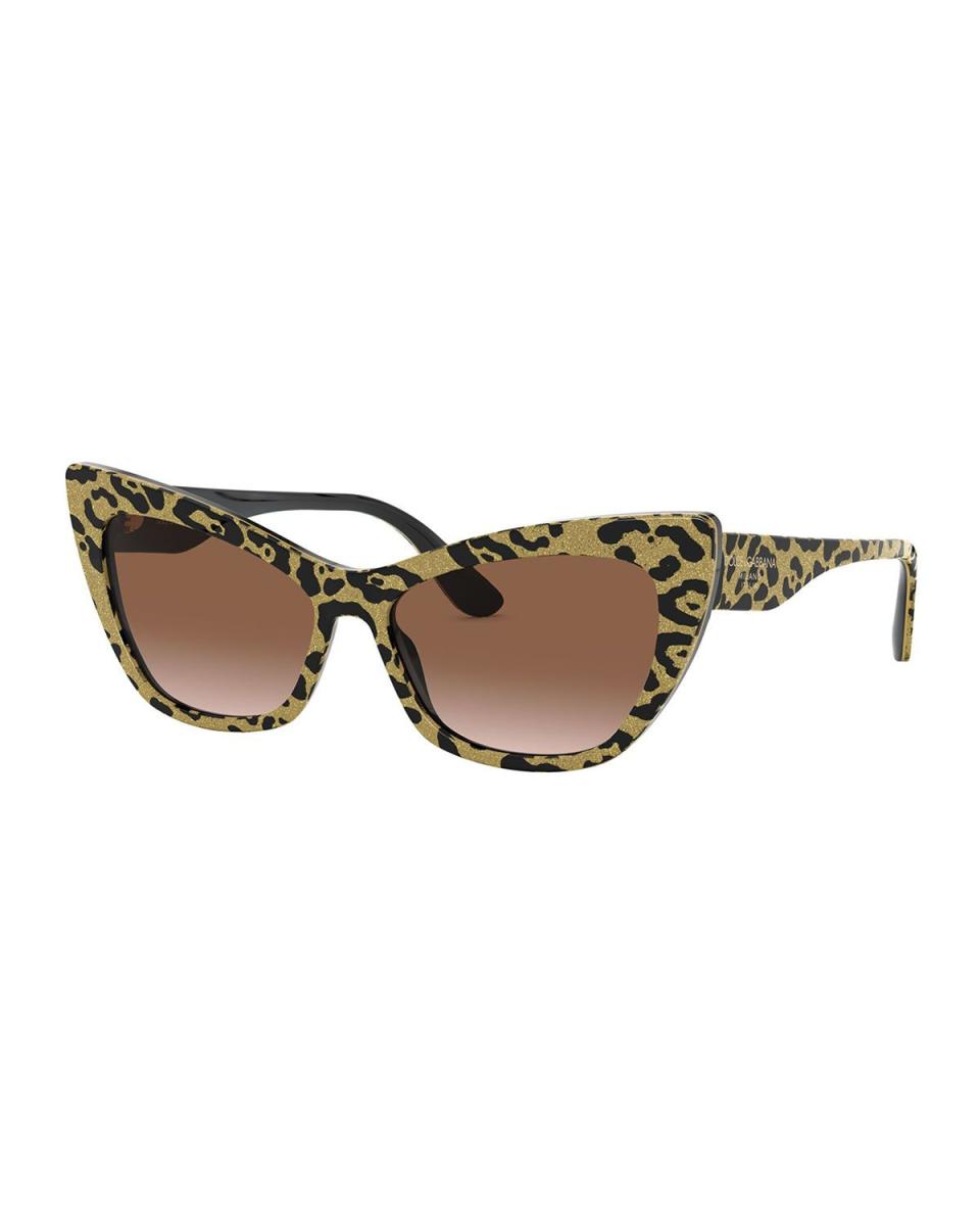 Gradient Acetate Cat-Eye Sunglasses