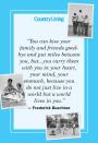 <p>“You can kiss your family and friends goodbye and put miles between you, but...you carry them with you in your heart, your mind, your stomach, because you do not just live in a world but a world lives in you.”<br></p>