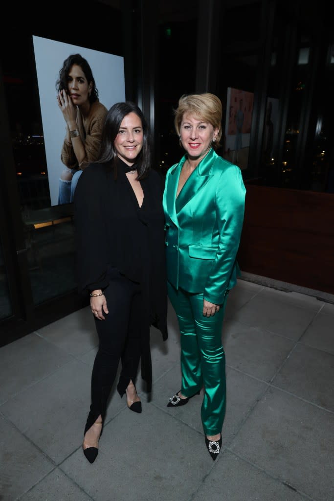 Michaela Dosamantes and Sharon Waxman at TheWrapBook Launch Party 2024