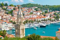 <p>With Post Office currency sales up 325 per cent over the last 10 years, Croatia has become a summer holiday favourite. Its stunning coastline is the main attraction, but its ancient towns, from Hvar to Dubrovnik, offer plenty of culture.</p><p><a class="link " href="https://www.airbnb.co.uk/wishlists/412087792" rel="nofollow noopener" target="_blank" data-ylk="slk:Find Airbnbs in Croatia;elm:context_link;itc:0;sec:content-canvas">Find Airbnbs in Croatia</a></p>