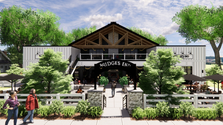 Schirmer kicked off construction earlier this year on Bridge’s End at 9320 Dublin Road in Shawnee Hills. (Courtesy Photo/Bridge’s End Brewing)