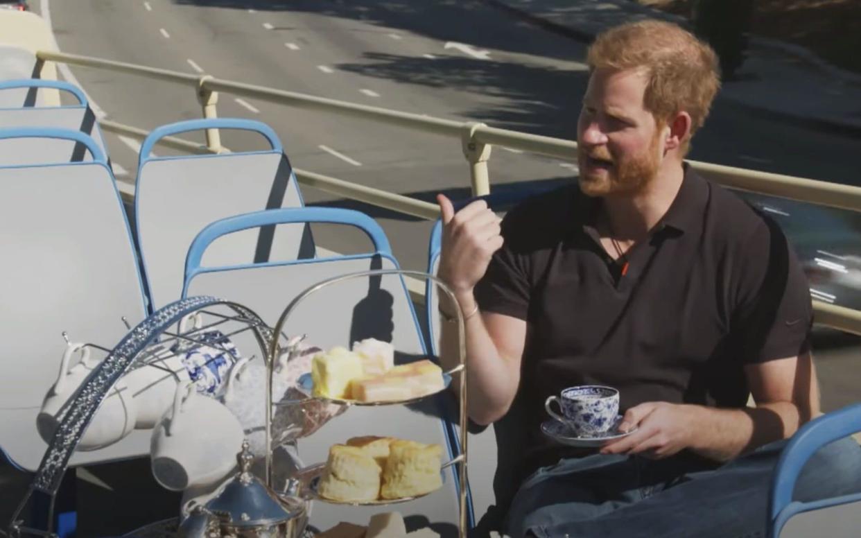 Prince Harry tells all to James Corden - James Corden's The Late Late Show/YouTube