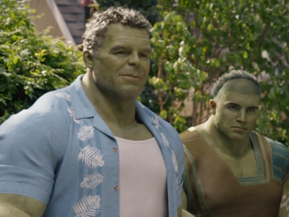 The Hulk and his son Skaar