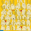 <p>Artist Gergerly Dudas creates visually beautiful and challenging brain teasers that trick your mind into hiding patterns. In this whimsical drawing, each of the bunnies has a pair, except for one. Can you <a href="https://thedudolf.blogspot.com/2019/11/which-bunny-has-no-pair-which-bunny-has.html" rel="nofollow noopener" target="_blank" data-ylk="slk:find it;elm:context_link;itc:0;sec:content-canvas" class="link ">find it</a>? </p>