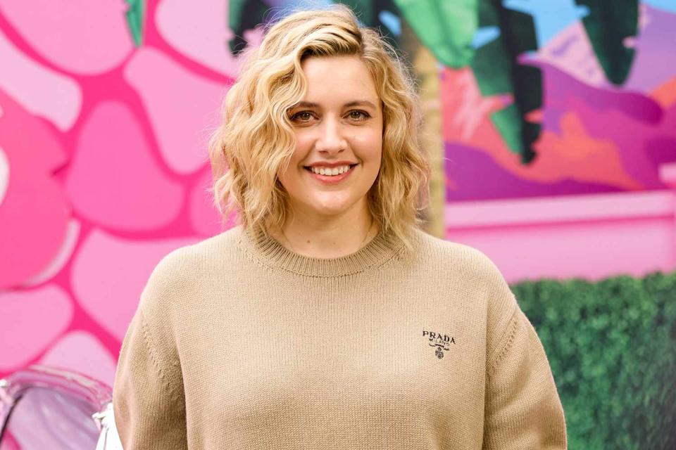 <p>Matt Winkelmeyer/WireImage</p> Greta Gerwig at a press junket and photo call for <em>Barbie</em> in Los Angeles on June 25, 2023