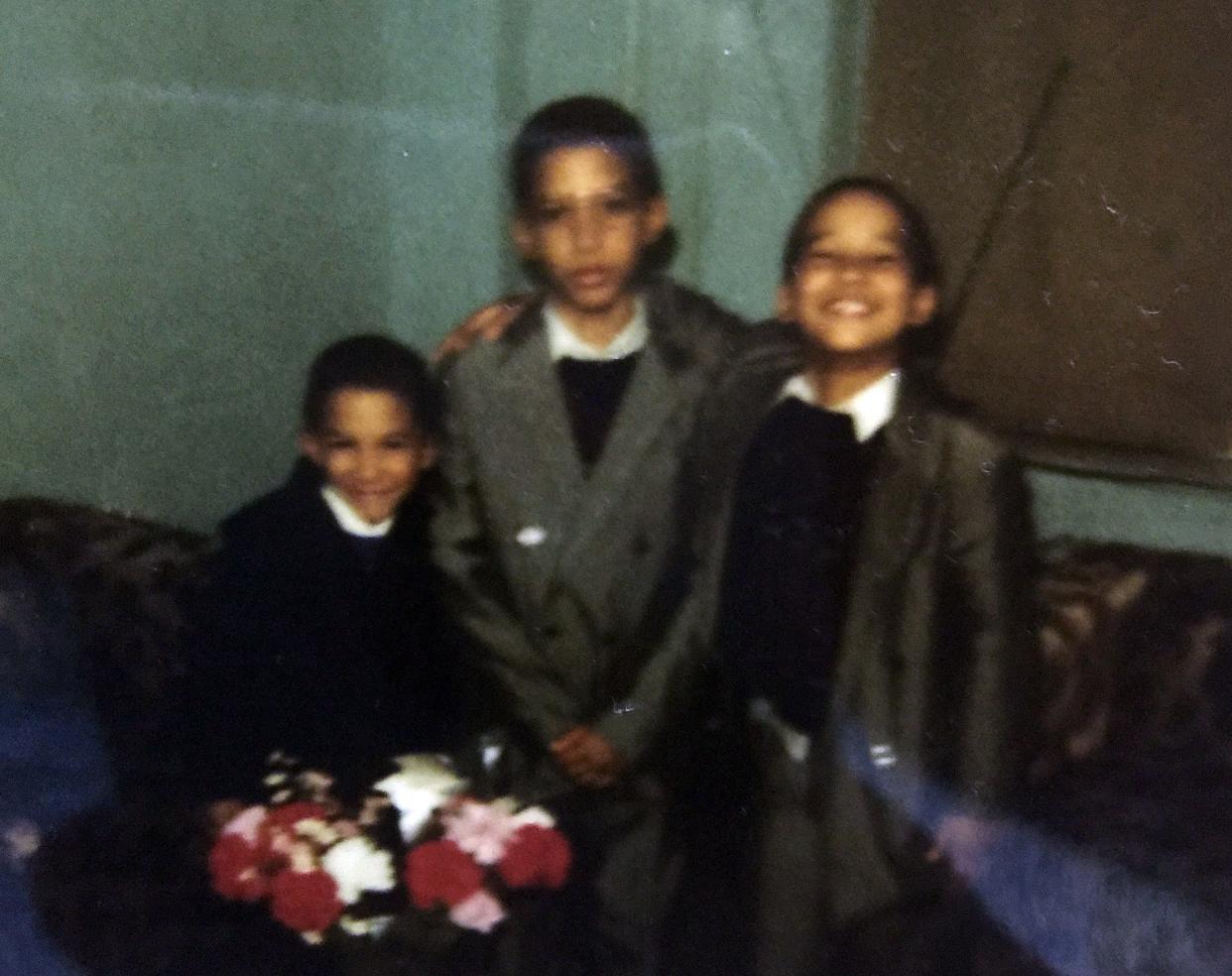 An undated photo shows Michael Nieves as a child with his two brothers, Anthony Nieves Morgan and David Nieves. Harlem-born inventor Michael Nieves, who had long balanced his mental illness with intellectual brilliance, slit his throat in a Rikers Island jail cell.