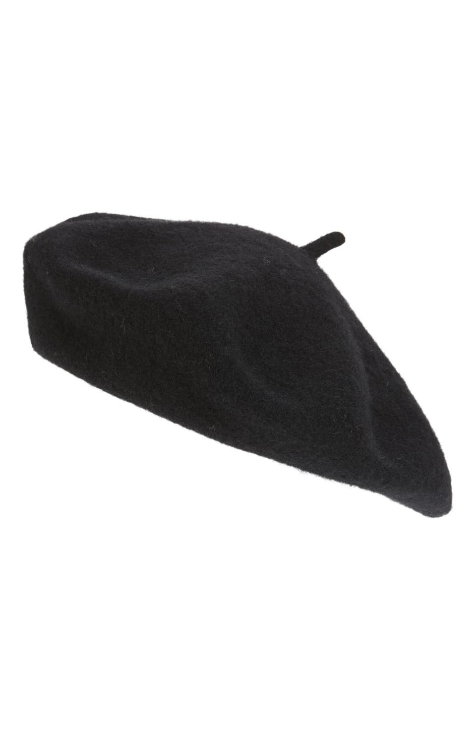 There is nothing more French than wearing a beret with bangs. And there is no greater compliment than saying someone looks French. It's just science. &lt;br&gt;&lt;br&gt; <strong><a href="https://shop.nordstrom.com/s/halogen-wool-blend-beret/4972409/lite?country=US&amp;currency=USD&amp;mrkgcl=760&amp;mrkgadid=3355612716&amp;utm_content=80782647720&amp;utm_term=pla-375498979905&amp;utm_channel=shopping_ret_p&amp;sp_source=google&amp;sp_campaign=6512984596&amp;rkg_id=0&amp;adpos=1o6&amp;creative=383012442688&amp;device=c&amp;matchtype=&amp;network=g&amp;gclid=EAIaIQobChMI36ue0YD35QIVF6SzCh3MXAWQEAQYBiABEgKKWPD_BwE" target="_blank" rel="noopener noreferrer">Get the Halogen Wool Blend Beret from Nordstrom for $29.</a></strong>