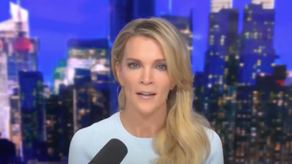 Megyn Kelly on the set of her new YouTube show