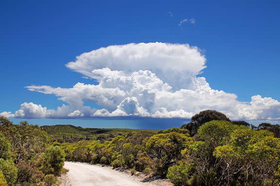 Cumulonimbus over Port Lincoln, South Australia, Australia.