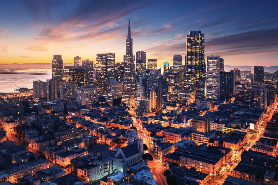舊金山是雙子座的首選旅行城市