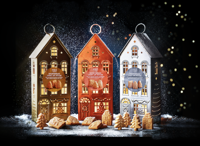 M&S launches light-up biscuit and chocolate tins for Christmas