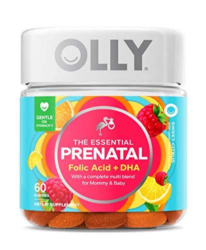 3) Olly The Essential Prenatal Gummy Multivitamin