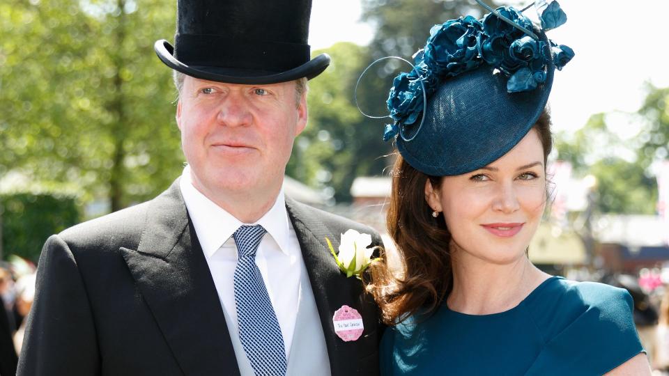 Charles at Royal Ascot with his wife Karen