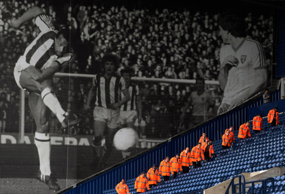 Cyrille Regis’ picture at The Hawthorns.