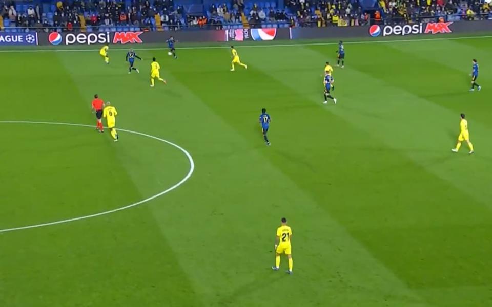 Jadon Sancho vs Villarreal - BT SPORT